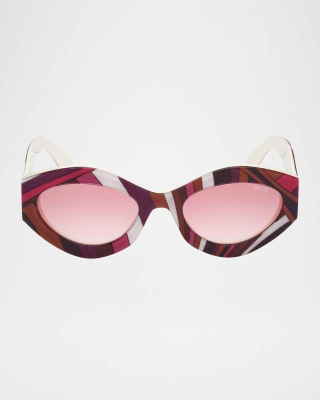 Cat-Eye Acetate Sunglasses